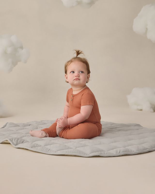 Poppy Ribbed Henley Bodysuit