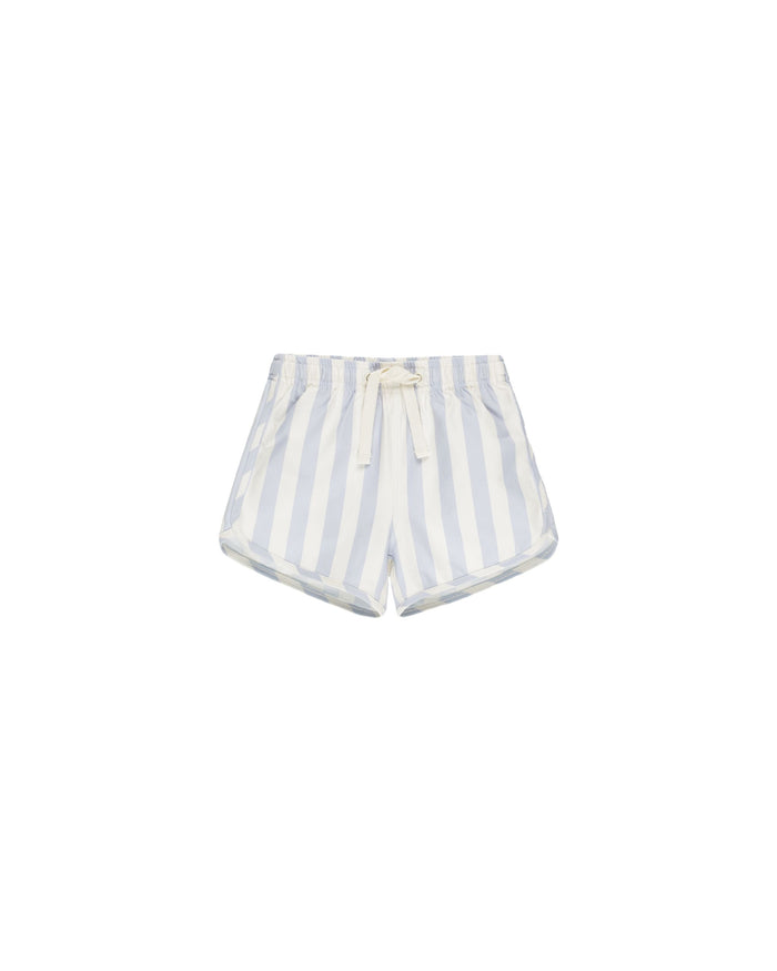 Blue Stripe Swim Trunk