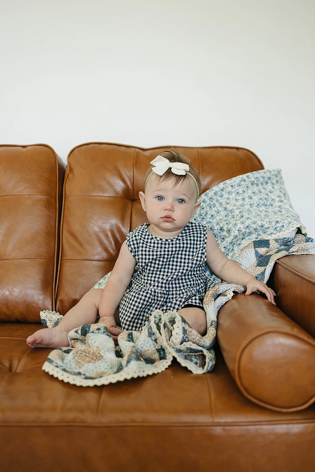 Patchwork + Blue Blossom Quilt