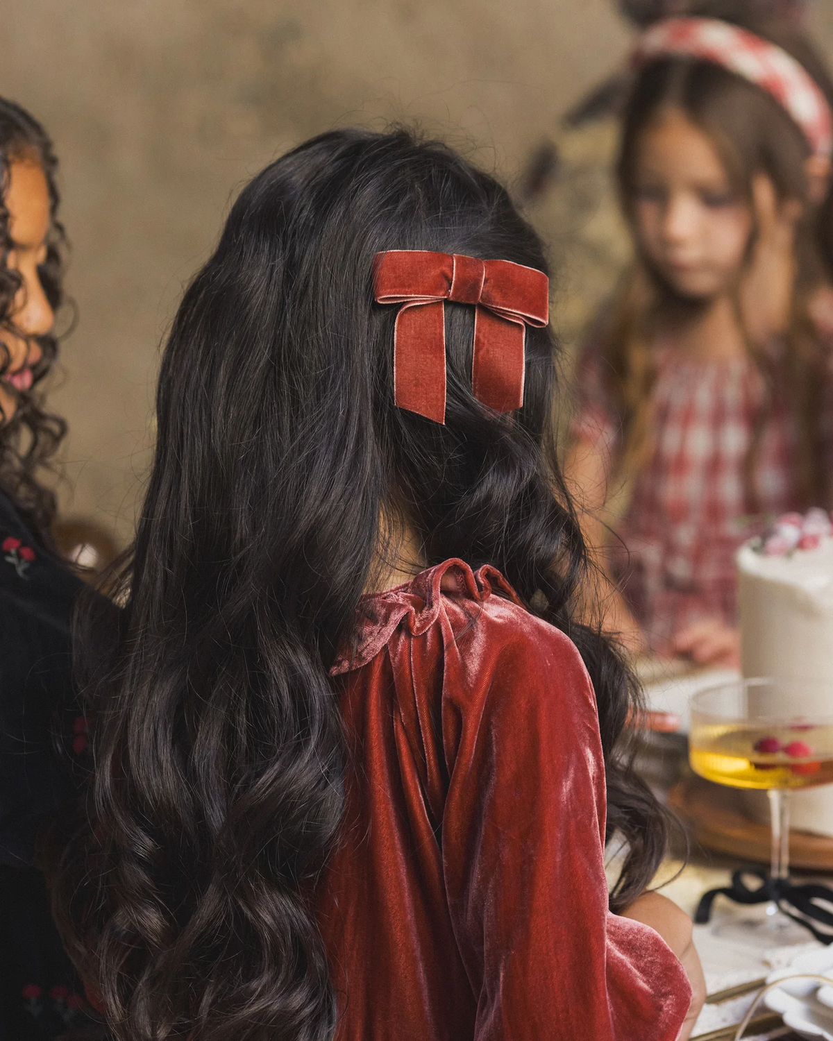 Ruby Velvet Bow
