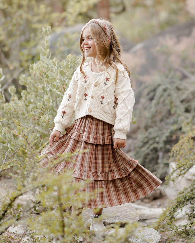 Winter Floral Cardigan