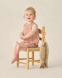 Poppy Gingham Mavrick Romper