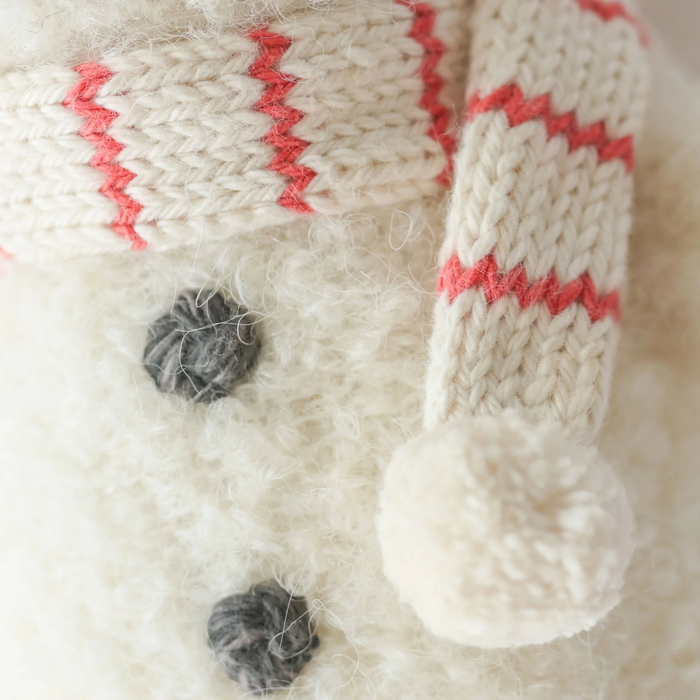 Candy Cane Baby Snowman