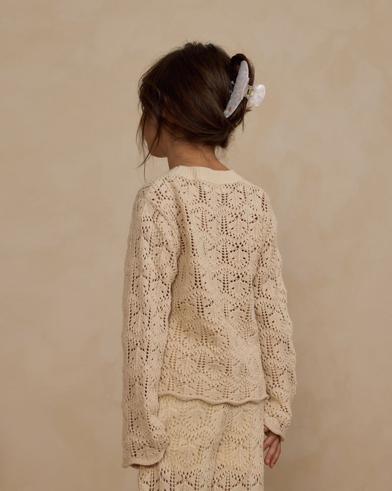 Crochet Knit Pullover