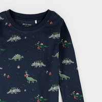 Holiday Dinosaur Pajama Set