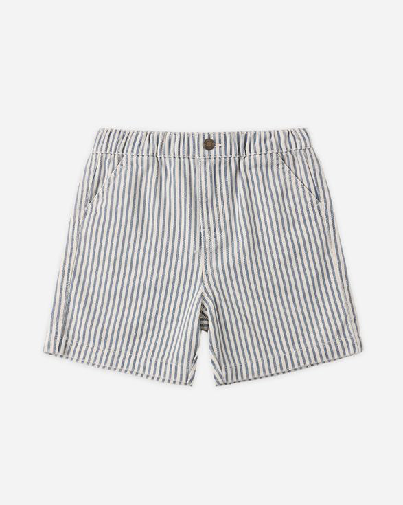 Striped shorts on a white background