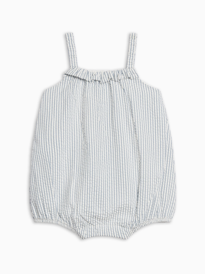 Shore Stripe Rosalie Seersucker Bubble Romper