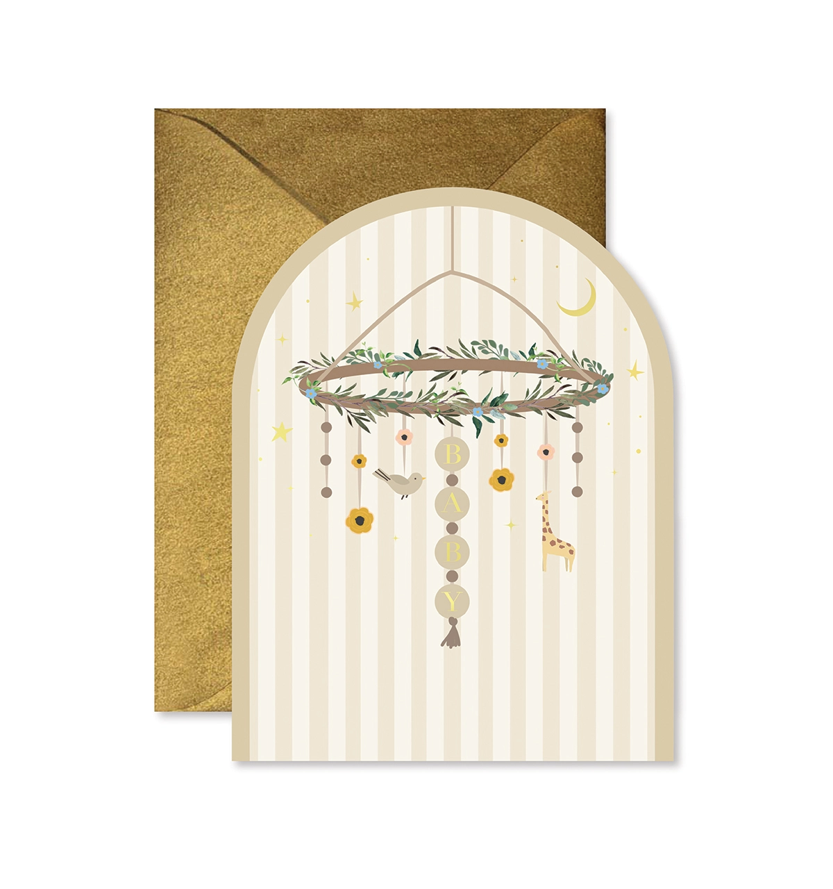 Baby Mobile Greeting Card