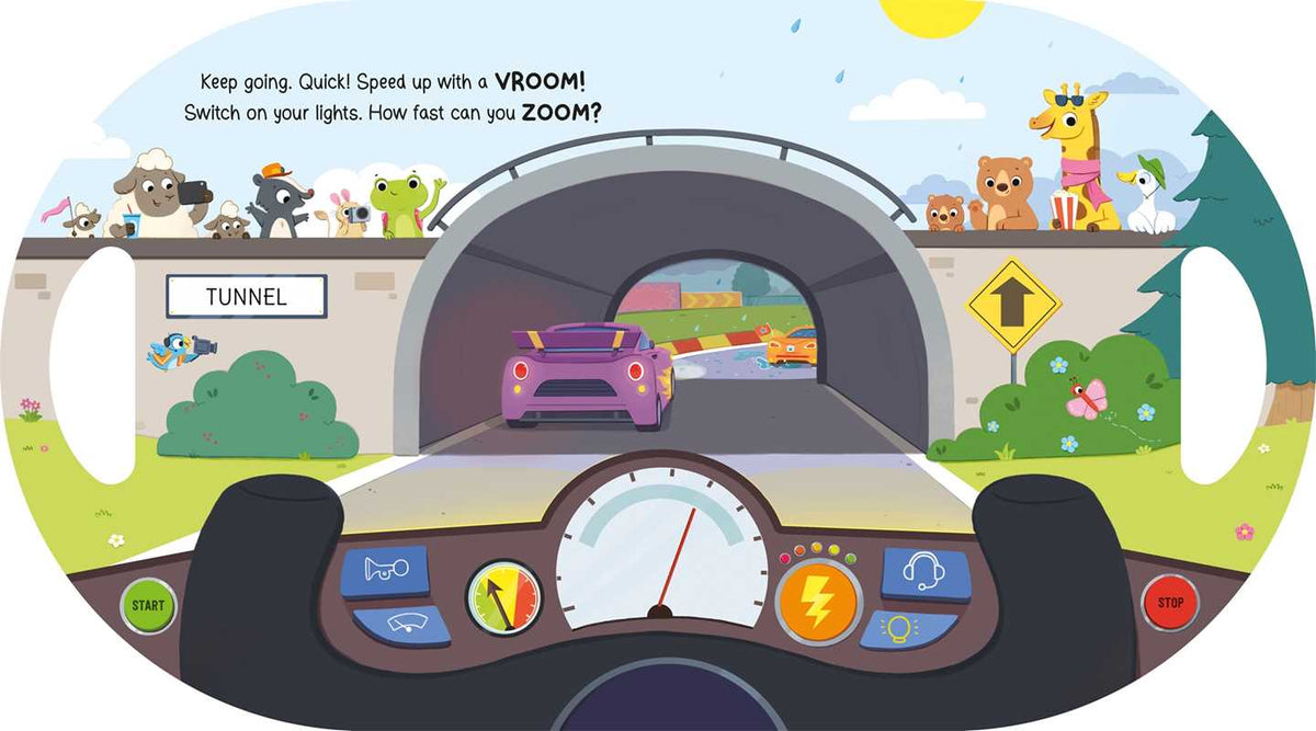 Drive Me! Race Car Book