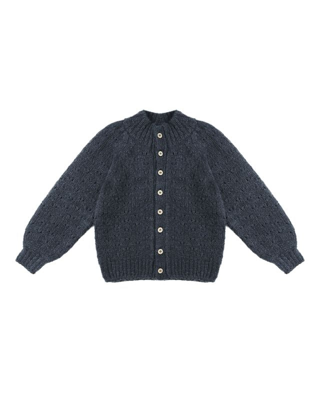 Navy Tulip Cardigan