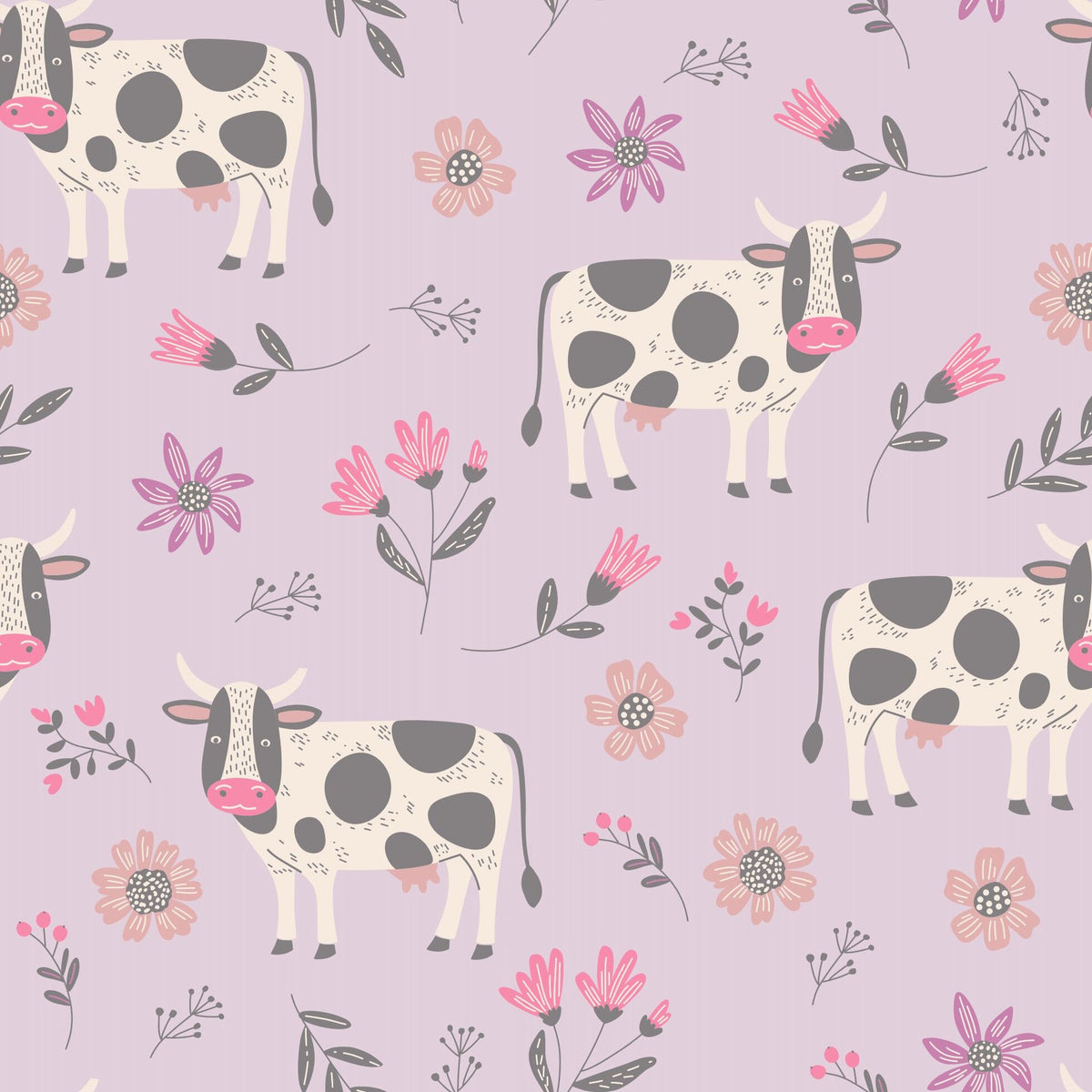 Cow Girl Bamboo Pajama Set