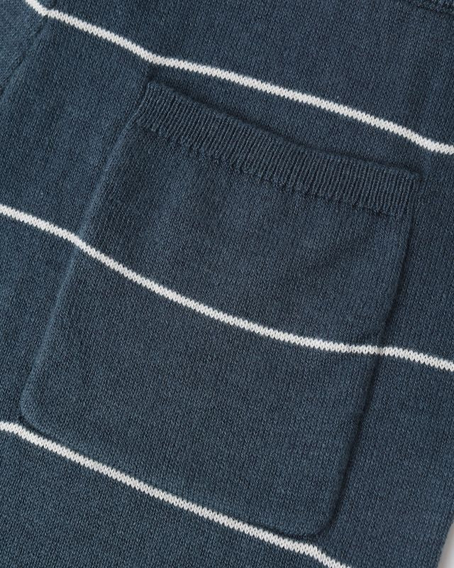 Navy Stripe Chandler Knit Short