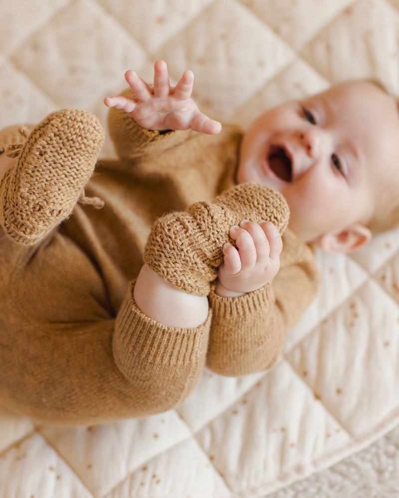 Speckled Golden Knit Sweater