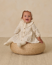 Bluebell Ruffle Collar Button Dress