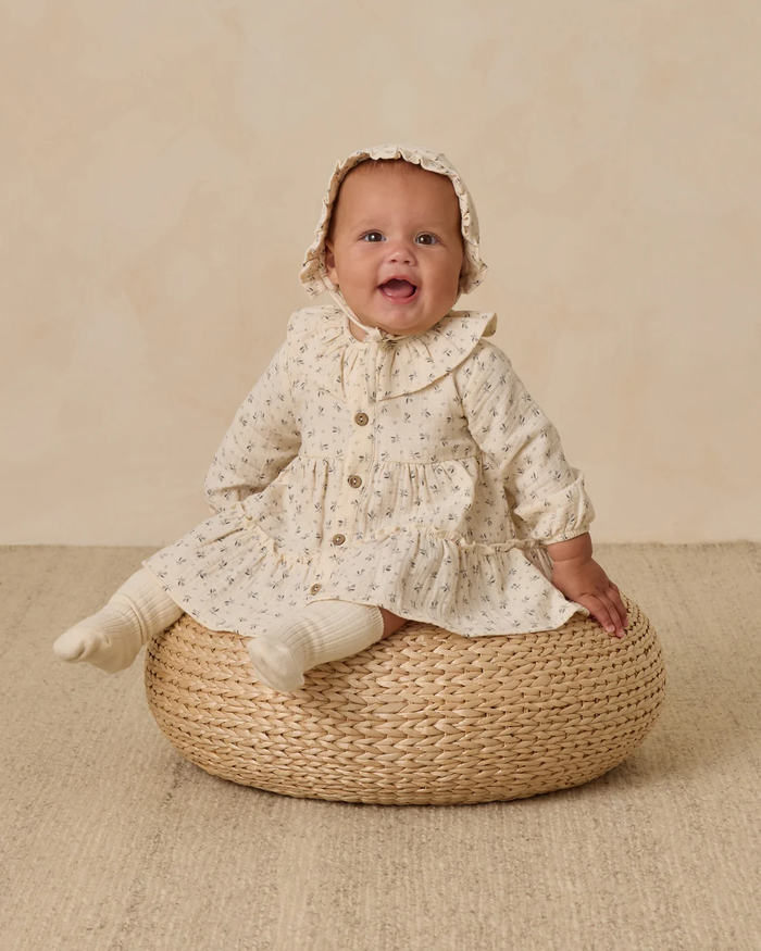 Bluebell Ruffle Collar Button Dress