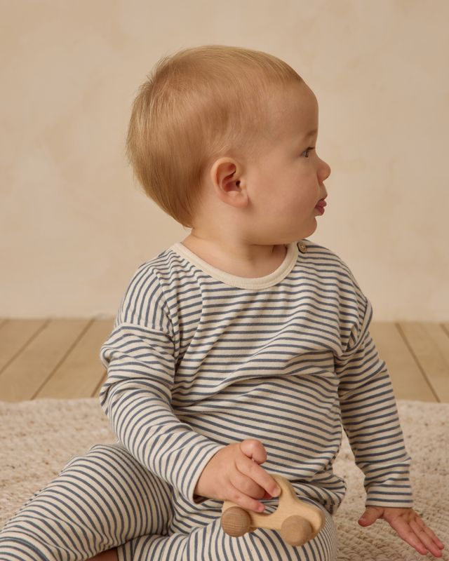 Ocean Stripe Long Sleeve Tee