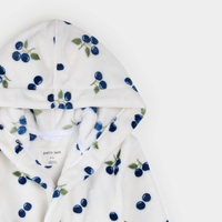 Blueberries Plush Robe