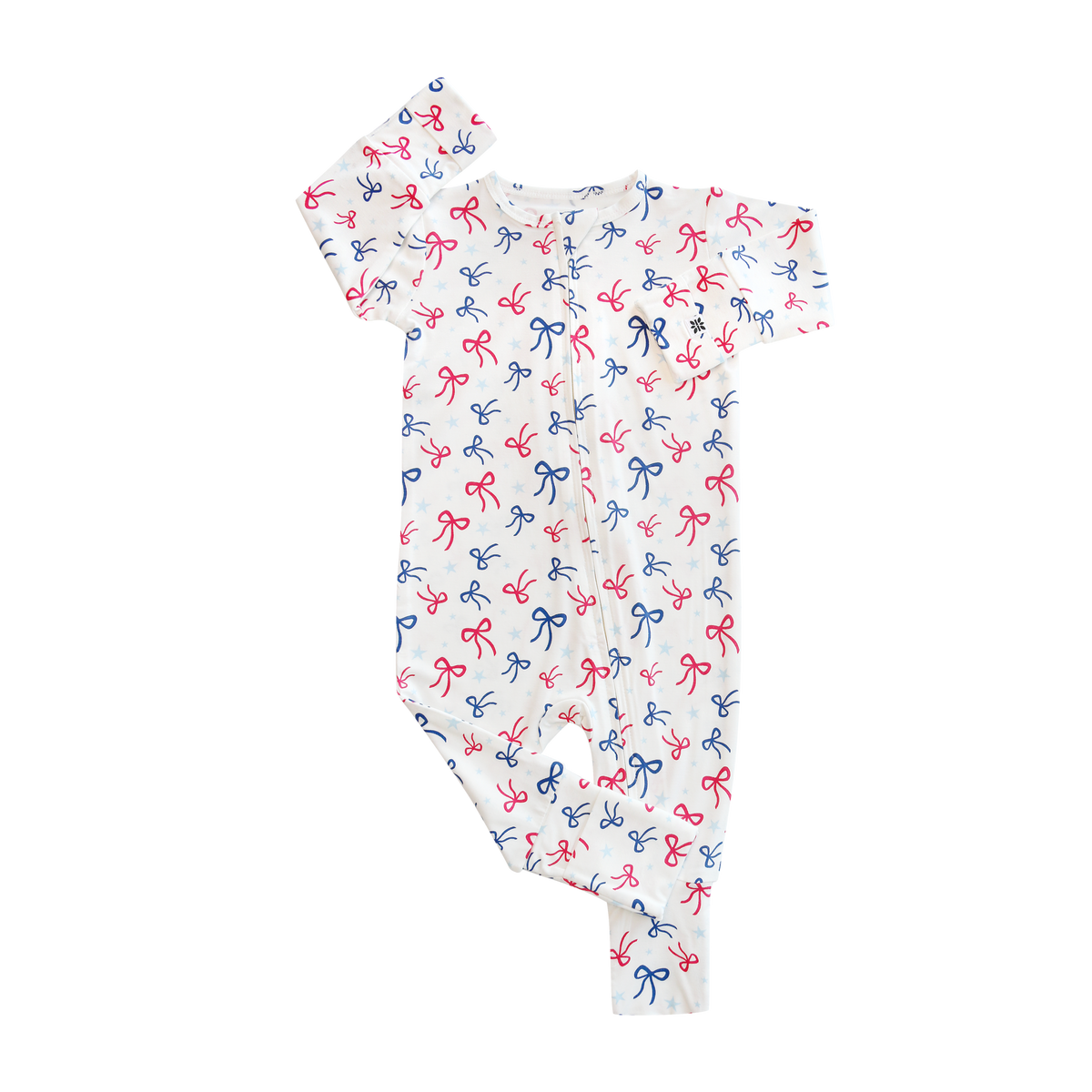 Red, White & Bow Bamboo Sleeper