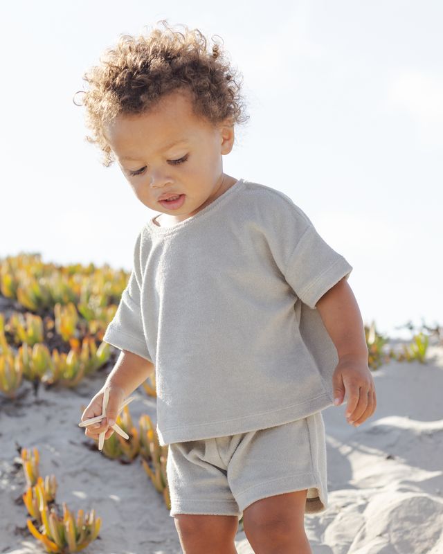 Sage Terry Tee + Short Set