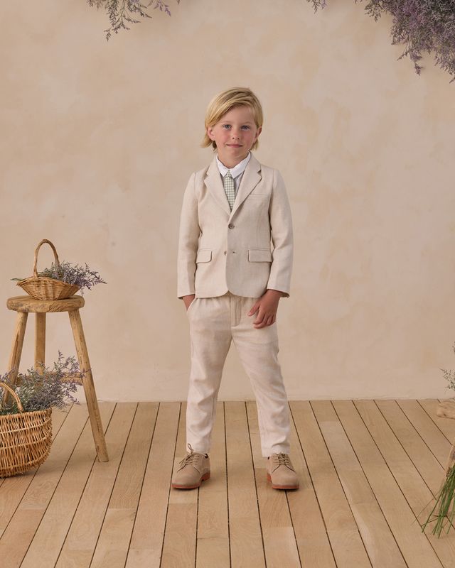 Eucalyptus Check Skinny Tie