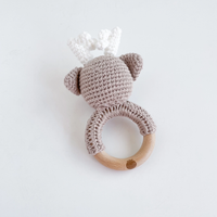 Reindeer Crochet Teether
