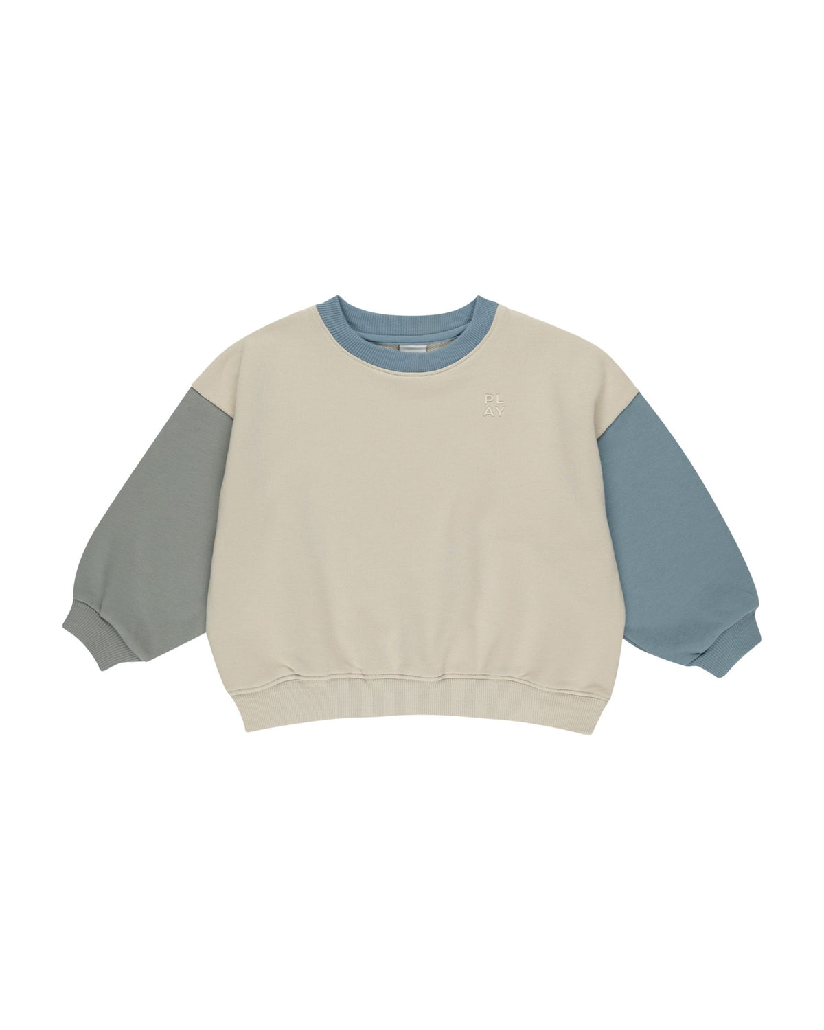 Eucalyptus Color Block Sweatshirt