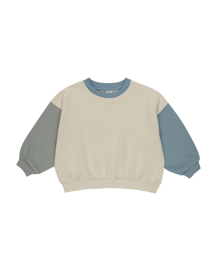 Eucalyptus Color Block Sweatshirt