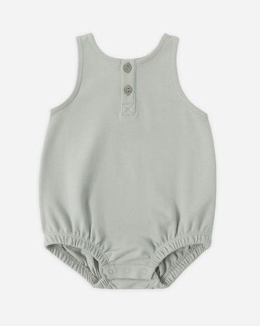 Sage Sleeveless Bubble Romper