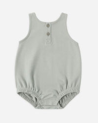 Sage Sleeveless Bubble Romper