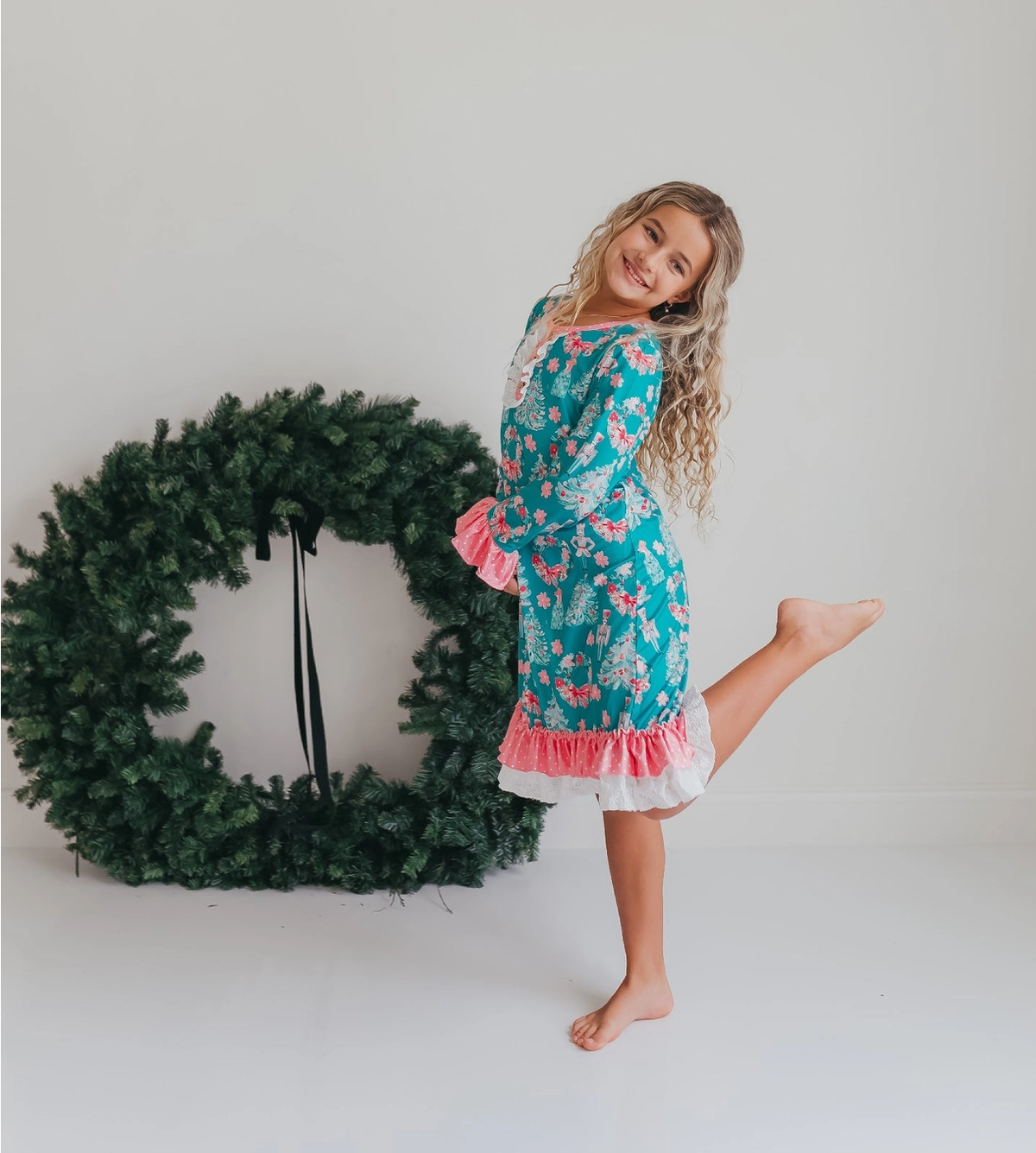 Nutcracker Ruffle Nightgown