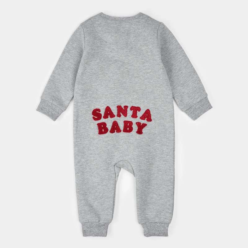 Santa Baby Fleece Romper