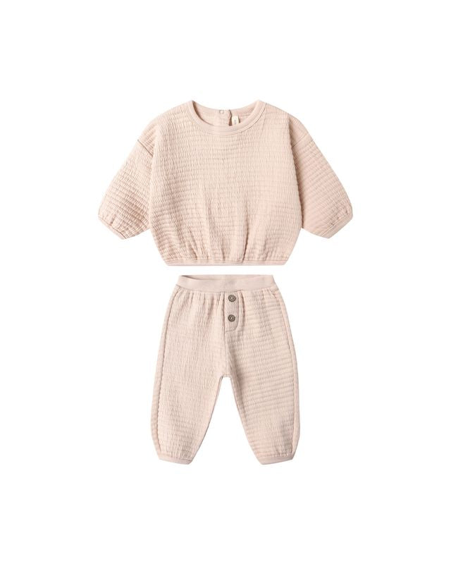 Antique Textured Sweat Set