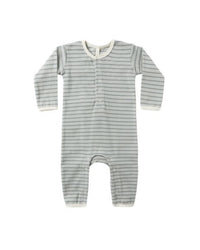 Steel Blue Stripe Jumpsuit