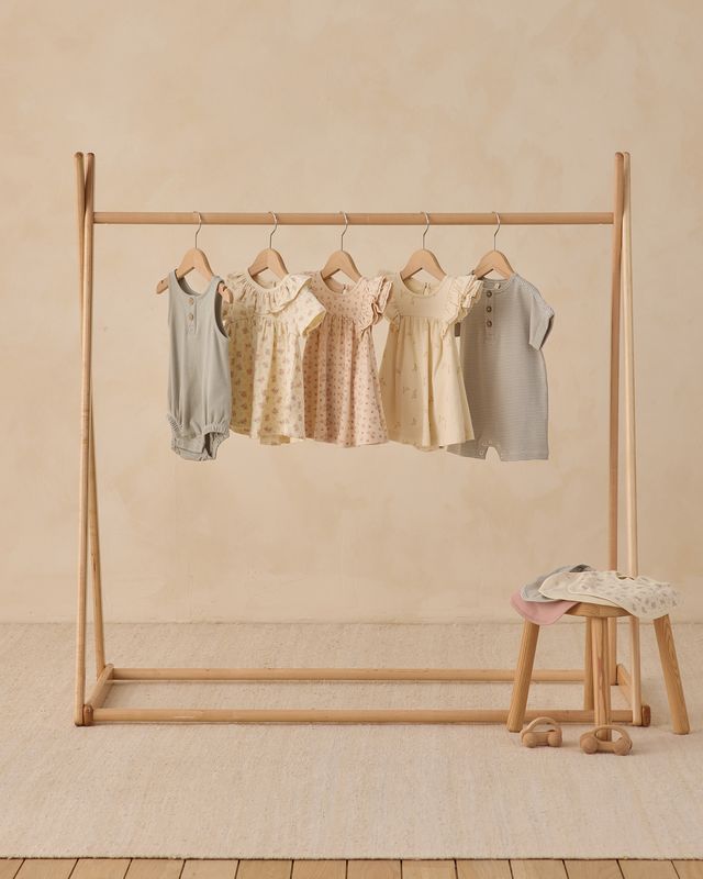 Flower Field Ruffle Collar Dress