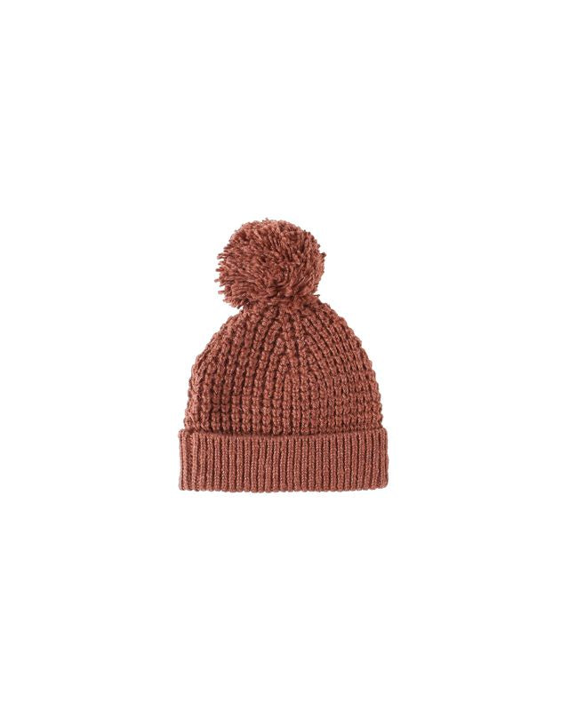 Cranberry Pom Beanie