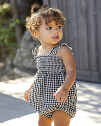 Black Check Julia Romper