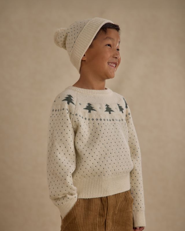 Trees Fair Isle Sweater