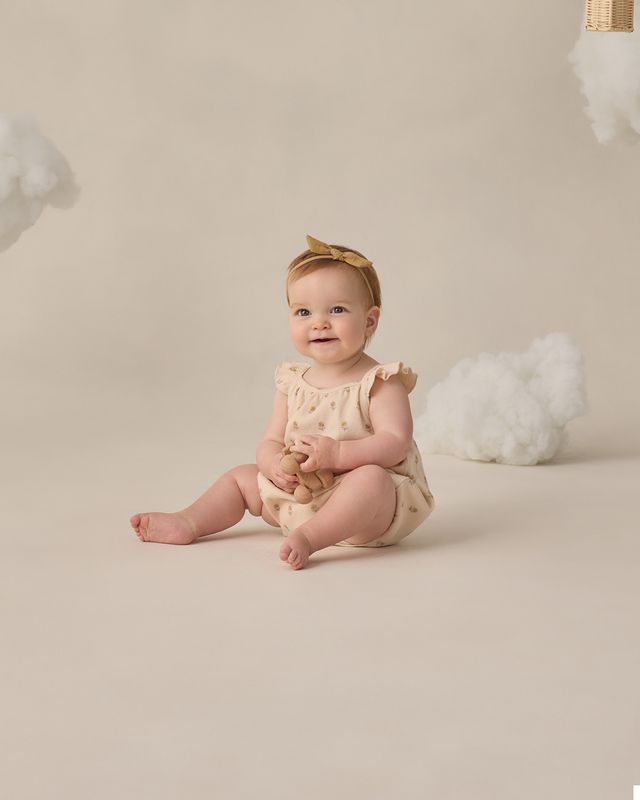 Buttercup Ribbed Ruffle Romper