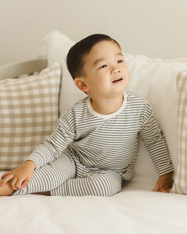 Ocean Stripe Drawstring Pant