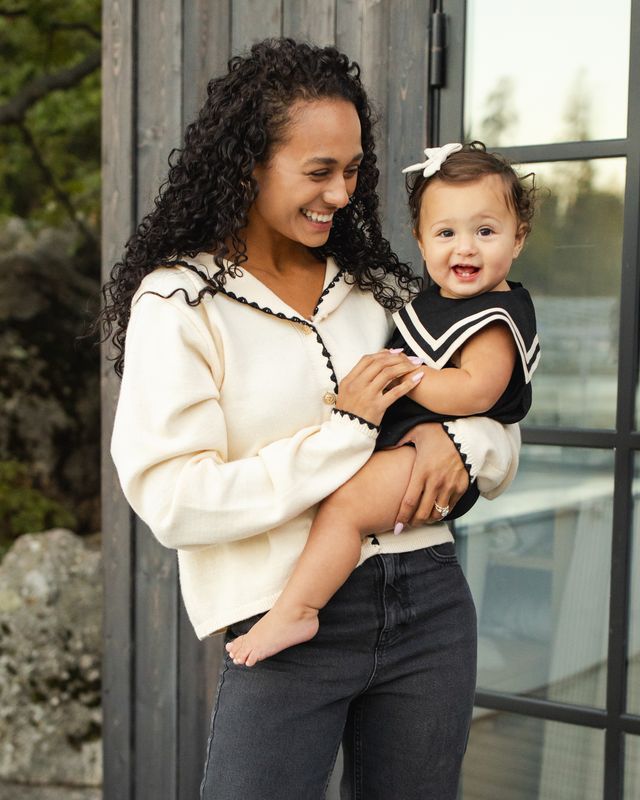 Black Sailor Romper