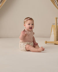 Blush Flutter Sleeve Bodysuit