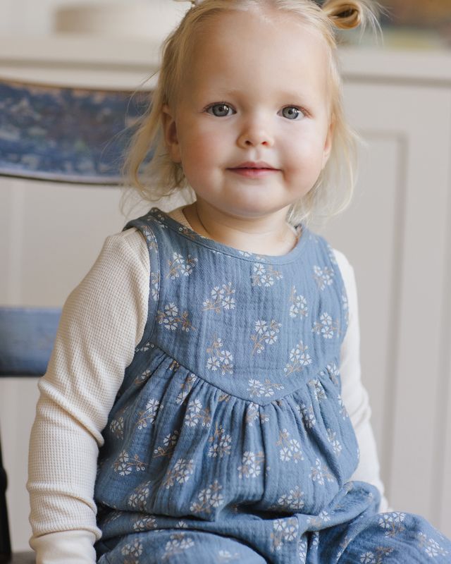 Blue Floral Maisie Overall