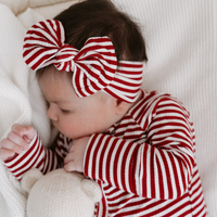 Red Stripe Headwrap