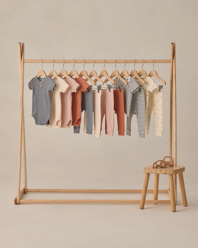 Blush Ribbed Henley Bodysuit