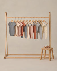 Blush Ribbed Henley Bodysuit