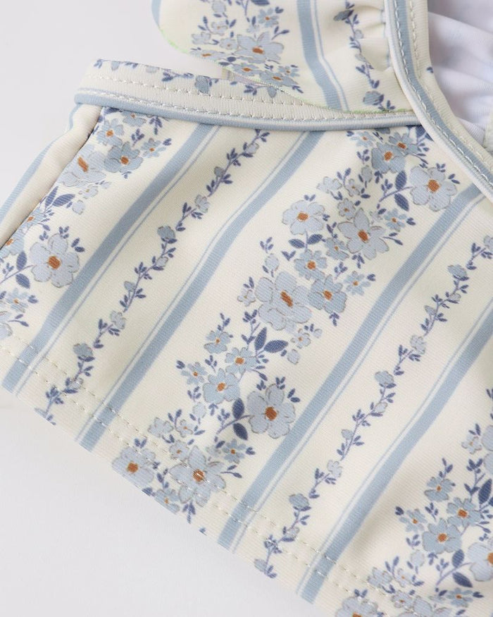 Blue Floral Hanalei Bikini