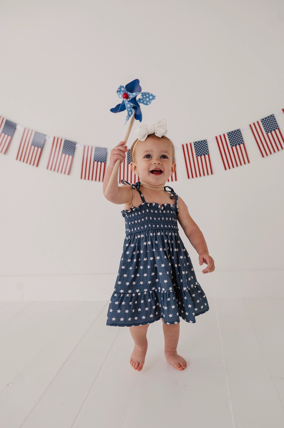 American Stars Tiered Mini Dress