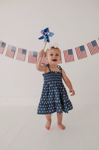 American Stars Tiered Mini Dress