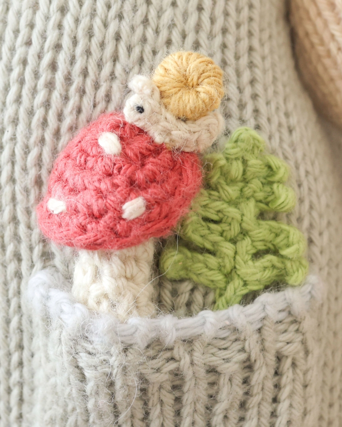 Theo the Golden Knitted Doll