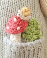 Theo the Golden Knitted Doll